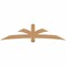 Ekena Millwork Davenport Timber Gable Bracket, Western Red Cedar, 96"W x 24"H x 1 1/2"D x 5 1/2"F, 6/12 Pitch GBW096X24X0206DAV00SWR - alternate 1